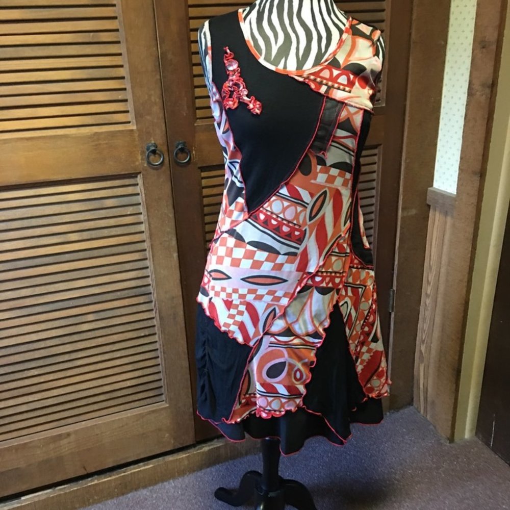 One-of-a-kind pull-over dress